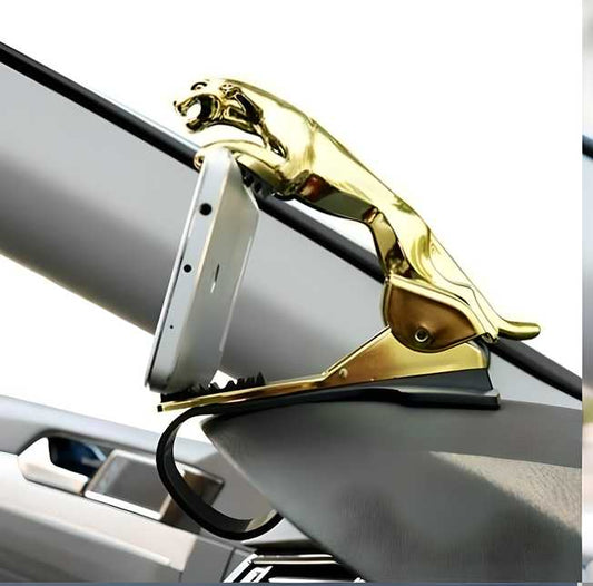 Jaguar-Style Car Dashboard Phone Mount